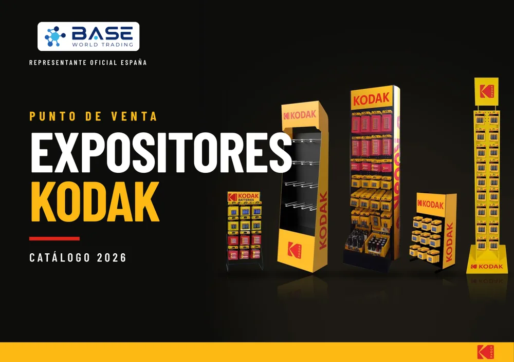 Nuevo catálogo de expositores Kodak 2026: véalos en su tienda antes de pedirlos