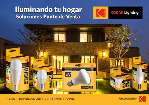 Soluciones PdV para bombillas LED Kodak