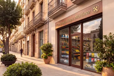 Escaparate de una ferretería de barrio