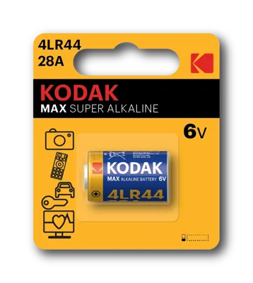 Pila alcalina Kodak MAX 28A (4LR44)