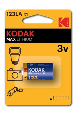 Pila de litio Kodak MAX CR123A