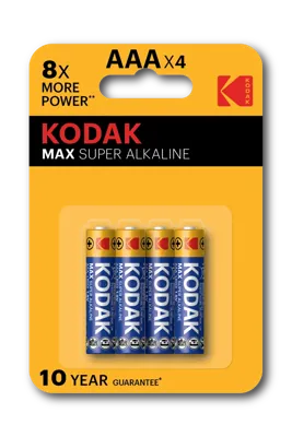 Pilas alcalinas Kodak MAX AAA (LR03)