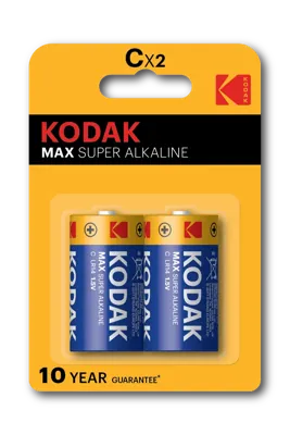 Pilas alcalinas Kodak MAX C (LR14)