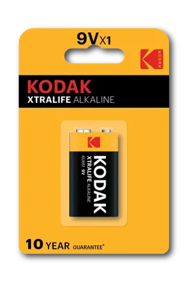 Pila alcalina Kodak XTRALIFE 9V (6LR61)