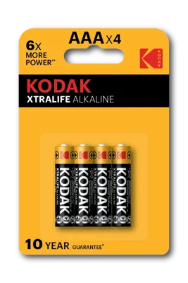 Pilas alcalinas Kodak XTRALIFE AAA (LR03)