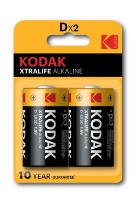 Pilas alcalinas Kodak XTRALIFE D (LR20)