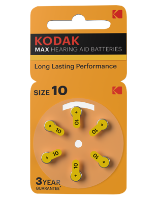 pilas de audífono Kodak P10 PR70