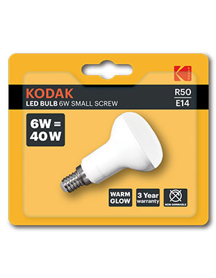 Bombilla Reflectora LED Kodak R50 6W E14